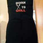 Schürze "Born to grill"
Preis: 18€